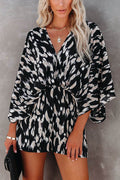 On the Lookout Linden Printed Kimono Romper