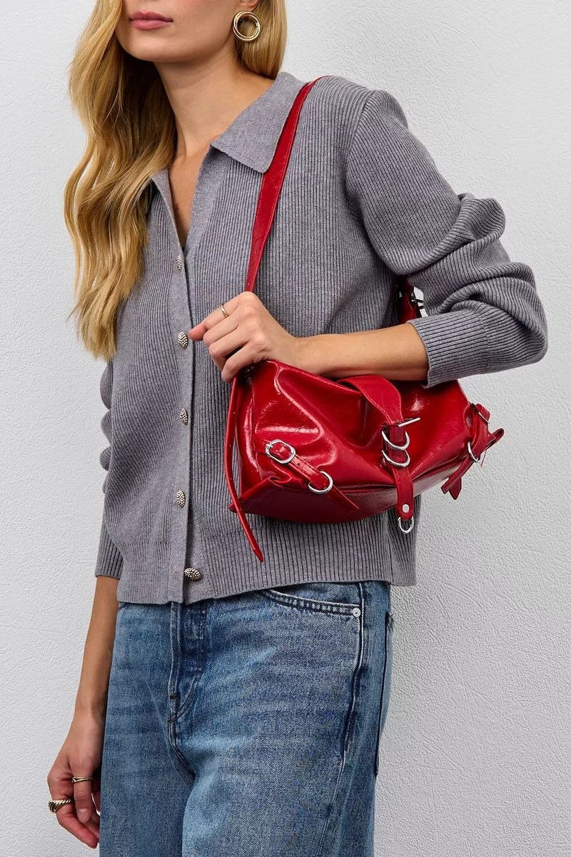 V Neck Button Down Cardigan