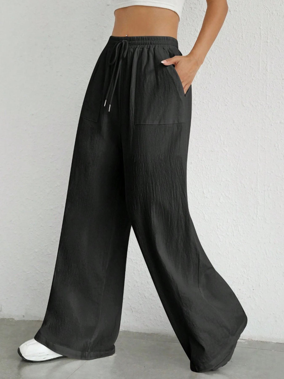 Drawstring Pocket Pants