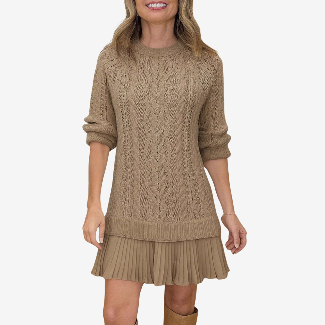 Hailee - Soft Weave Sweater Dress