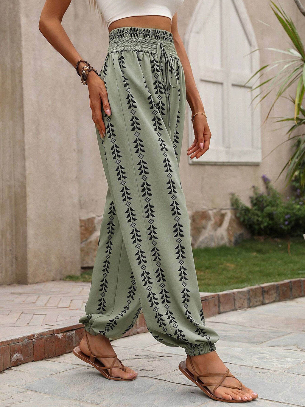 Versatile Grid Pants