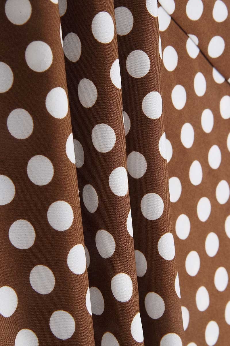 Irregular Polka Dot Dress