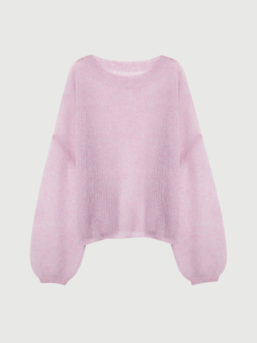 Cashmere-silk Relaxed Pullover Sweater