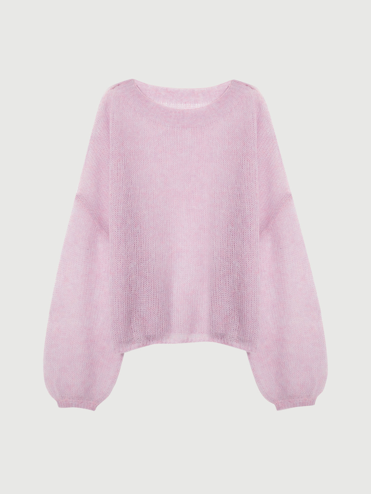 Cashmere-silk Relaxed Pullover Sweater