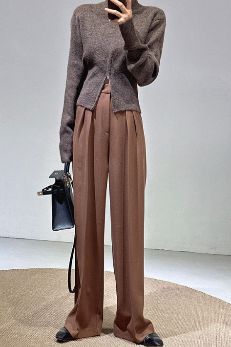 Straight-leg Wide-leg Pants