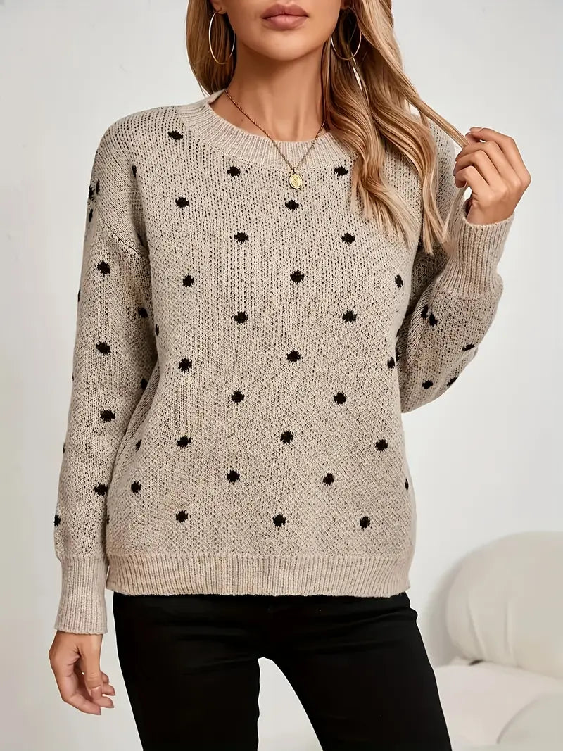Comfortable Round Neck Sweater