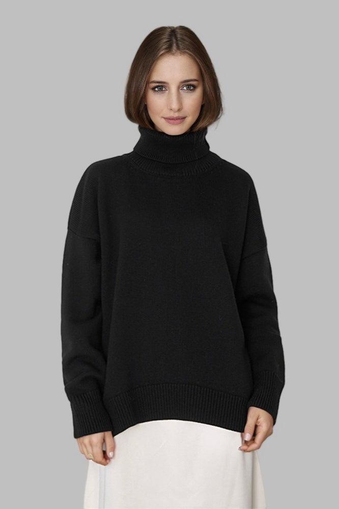 Versatile Turtleneck Euro Sweater