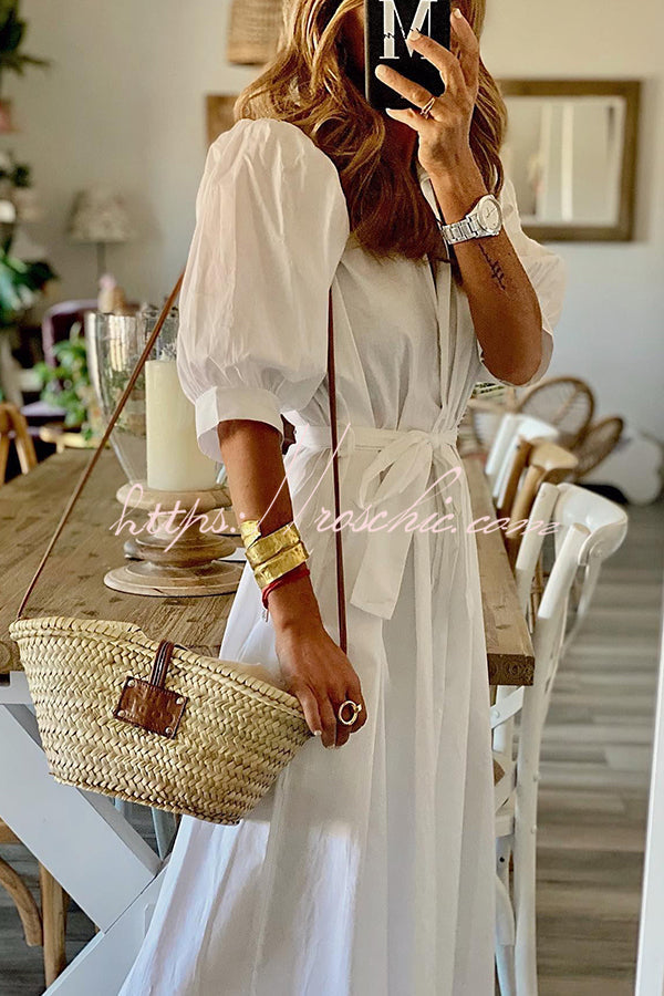 Stella Pocketed Shirt Midi Dress