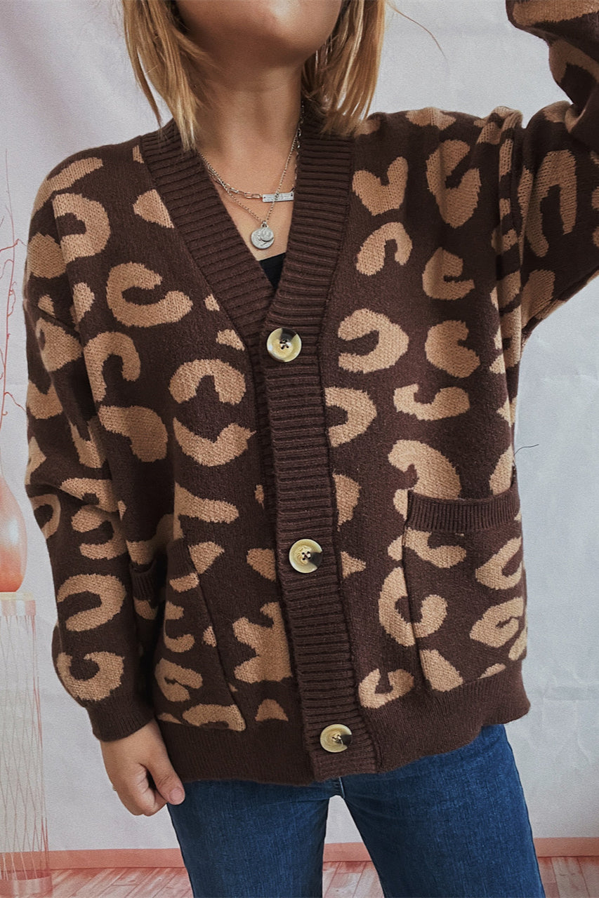 Leopard Long Sleeve Cardigan