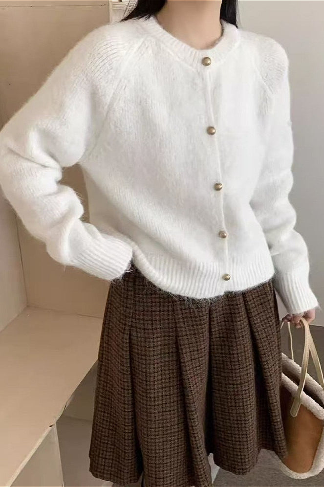 Loose Soft Gentle-style Knit Cardigan