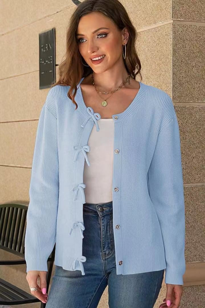 Knit Cozy Long-sleeve Cardigan