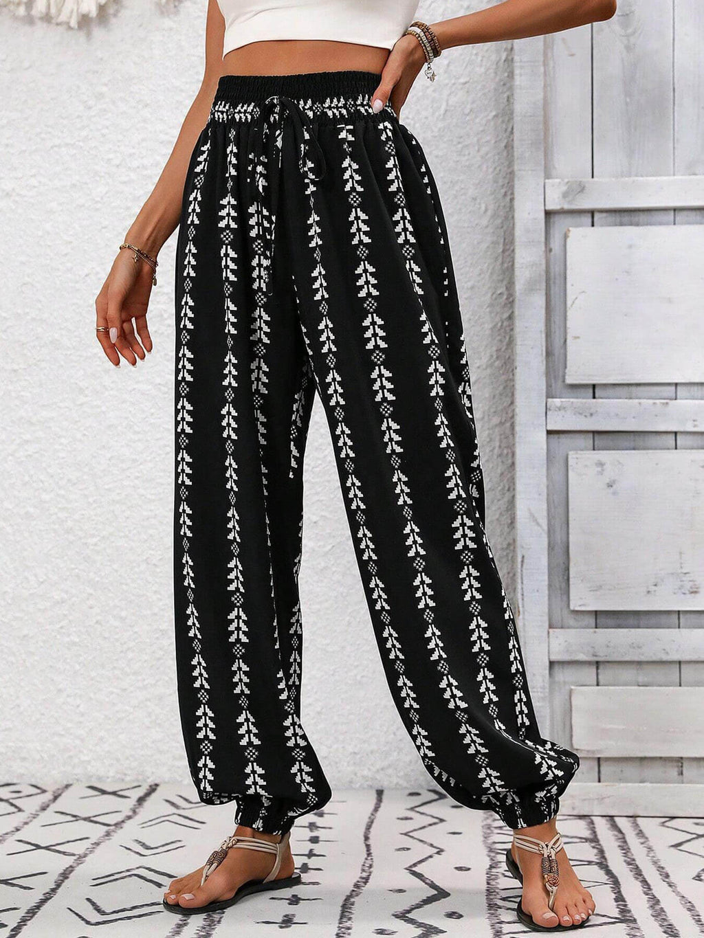 Versatile Grid Pants