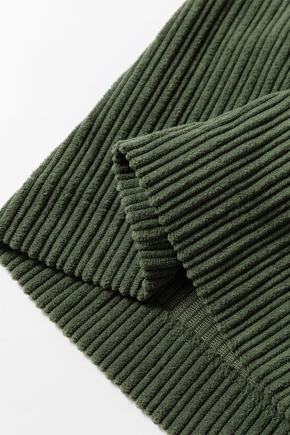 Color Pocketed Corduroy Overall