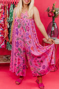 Print Loose Sleeveless Jumpsuit