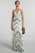 Kerla Multi Crocheted Stripe Maxi Dress