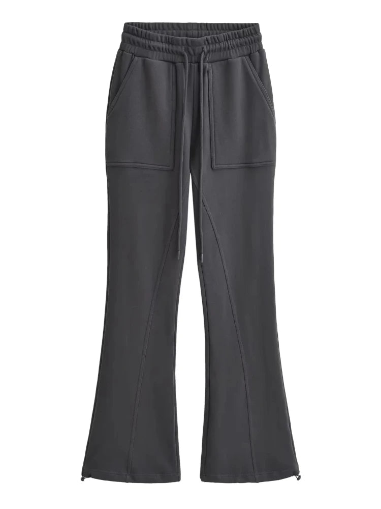 Lace Up Loose Cargo Pants High Waist Pocket Baggy Sweatpants ’s Streetweat Woman Autumn New