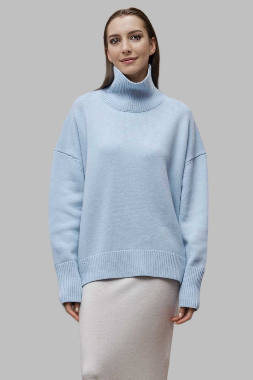 Versatile Turtleneck Euro Sweater
