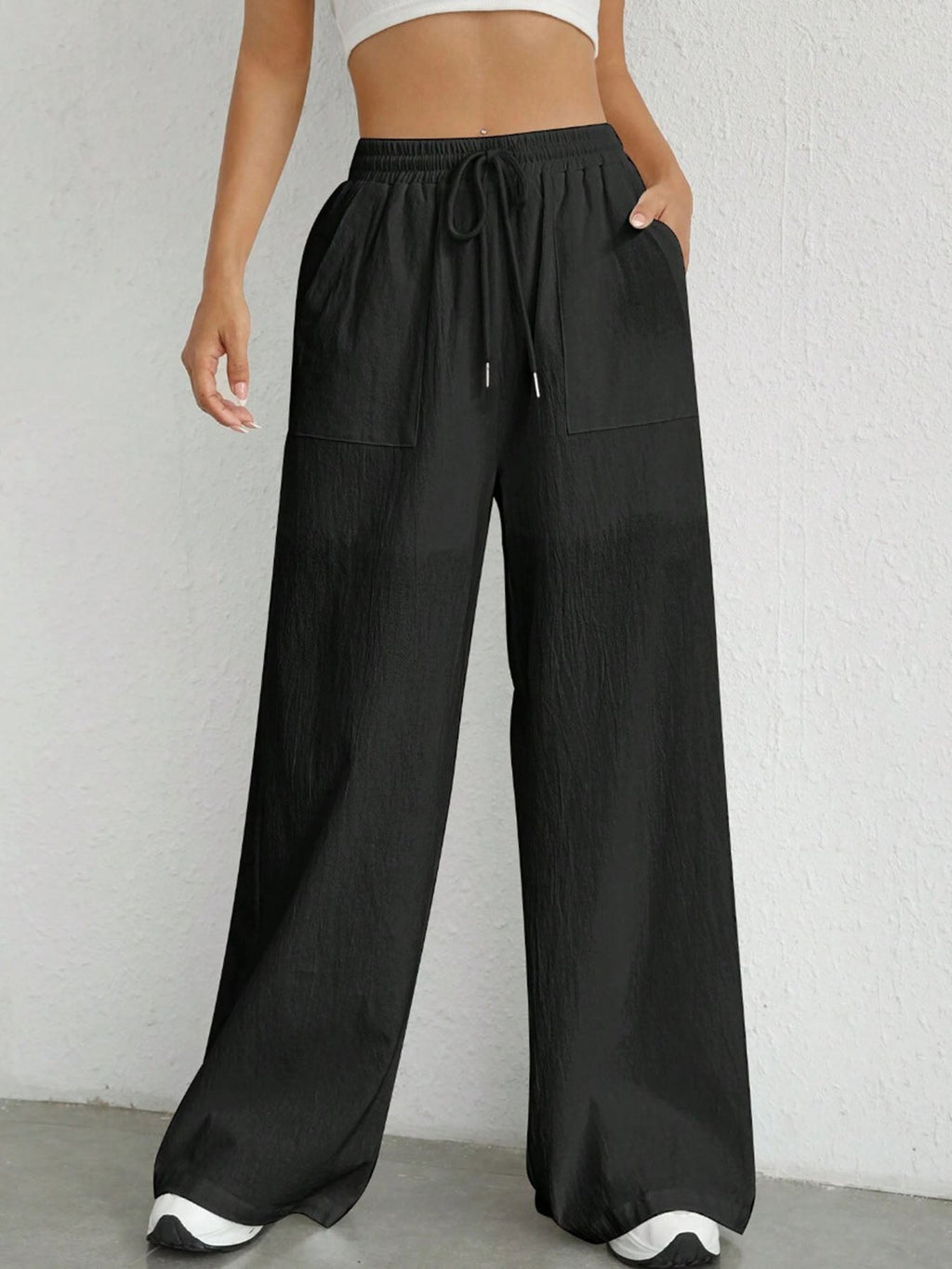 Drawstring Pocket Pants