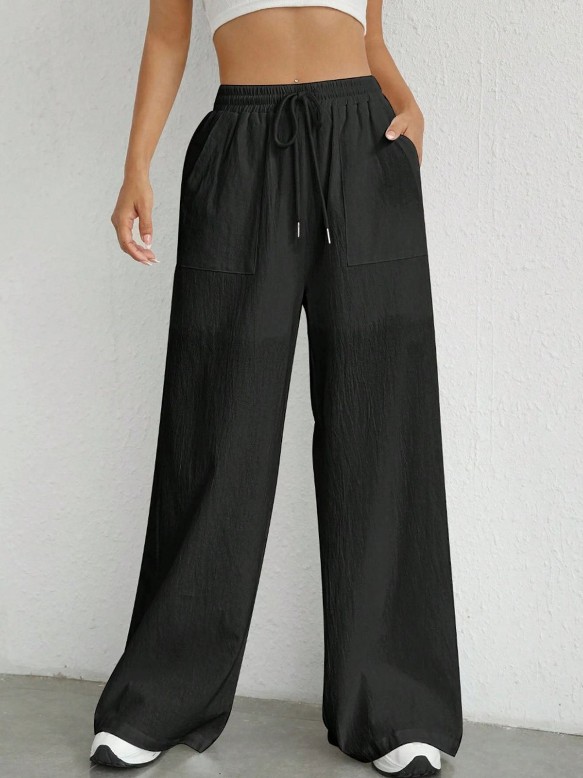 Drawstring Pocket Pants