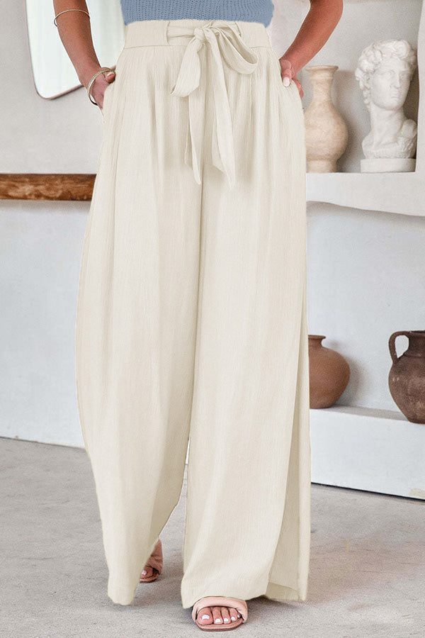 Thin Section Color Summer Wide Leg Pants