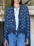 Fashionable Tassel Cardigan Jacket