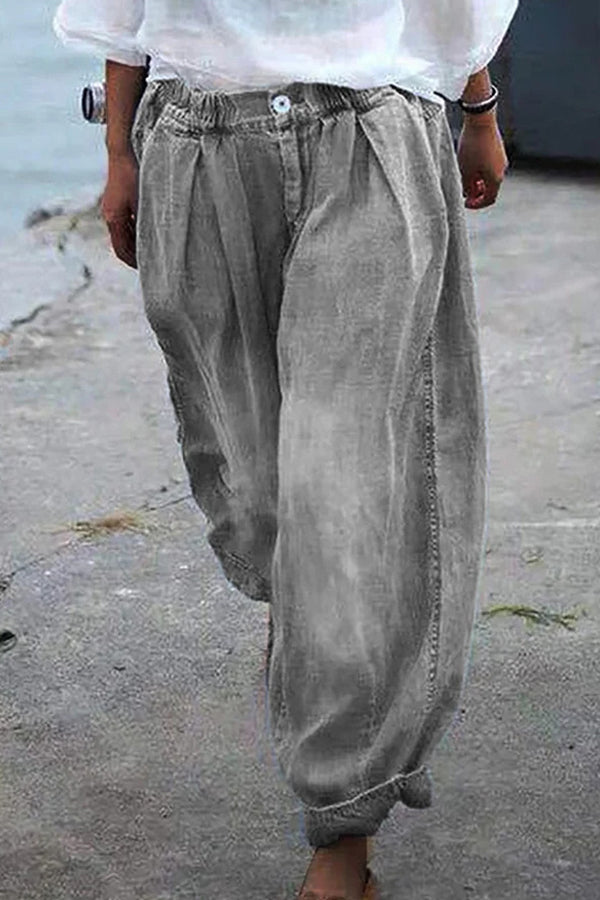 Printed Oversized Harem Pants