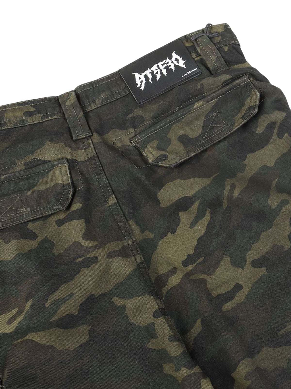 Camo Wide-leg Cargo Overalls - Style