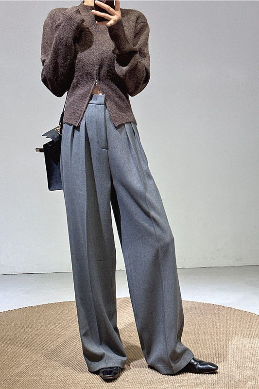Straight-leg Wide-leg Pants