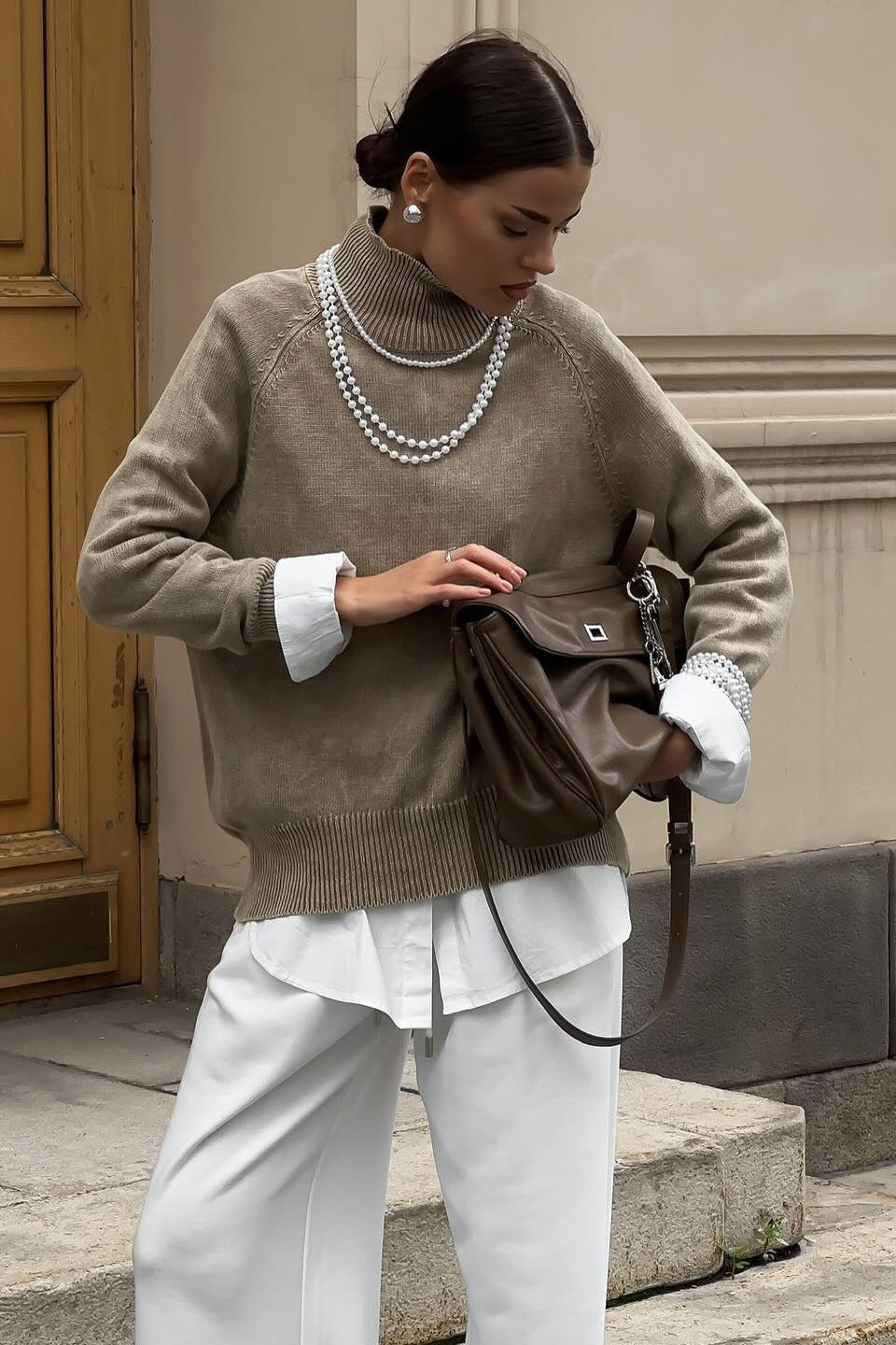 Thin Distressed High-end Knit Sweater