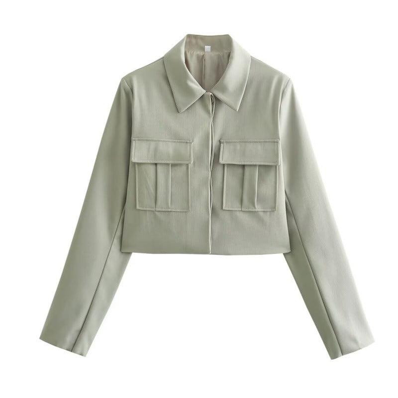 Temperament Coat and Straight Pants Suit