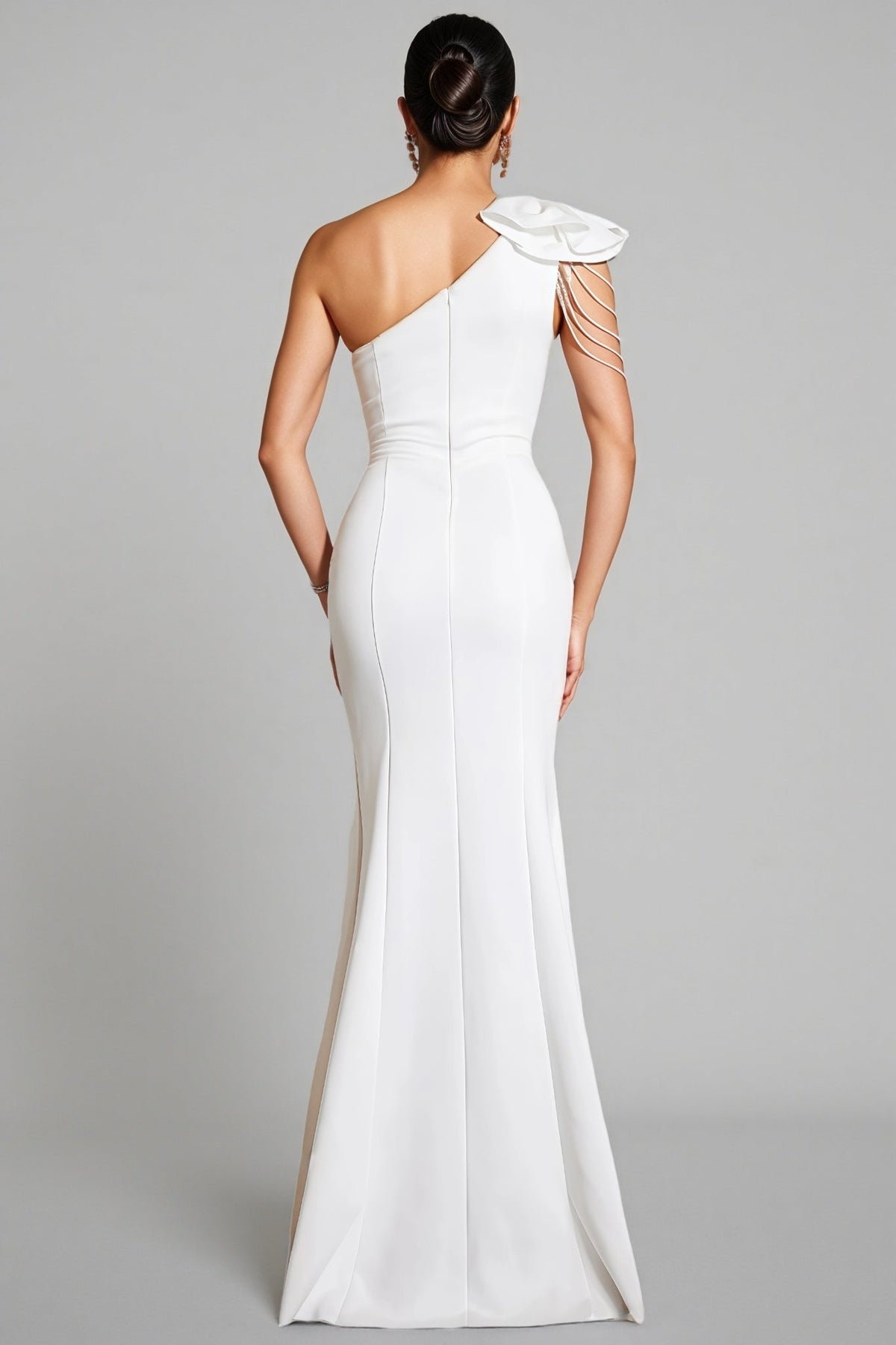 Marta One Shoulder Flower Maxi Dress