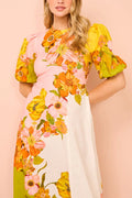 Midi Dress in Multi