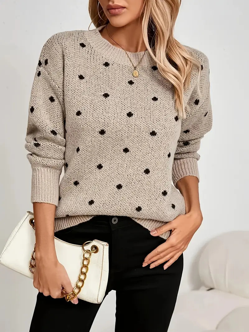 Comfortable Round Neck Sweater