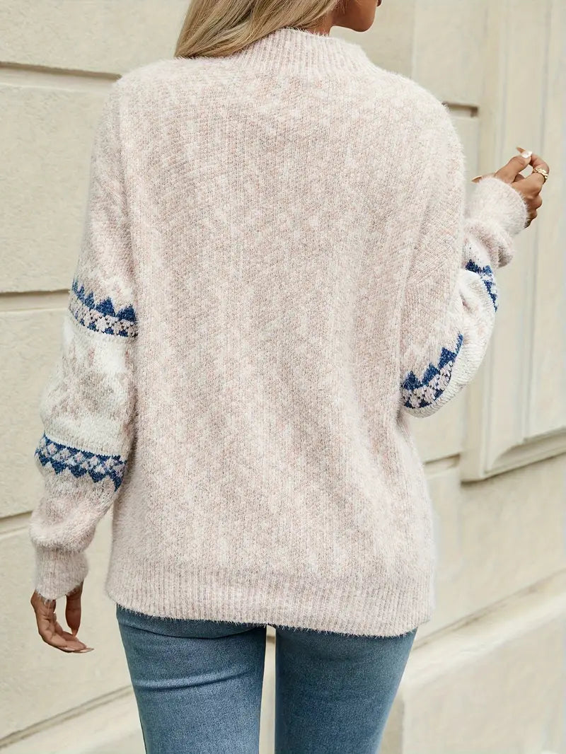 Sweater With Icelandic Patterns