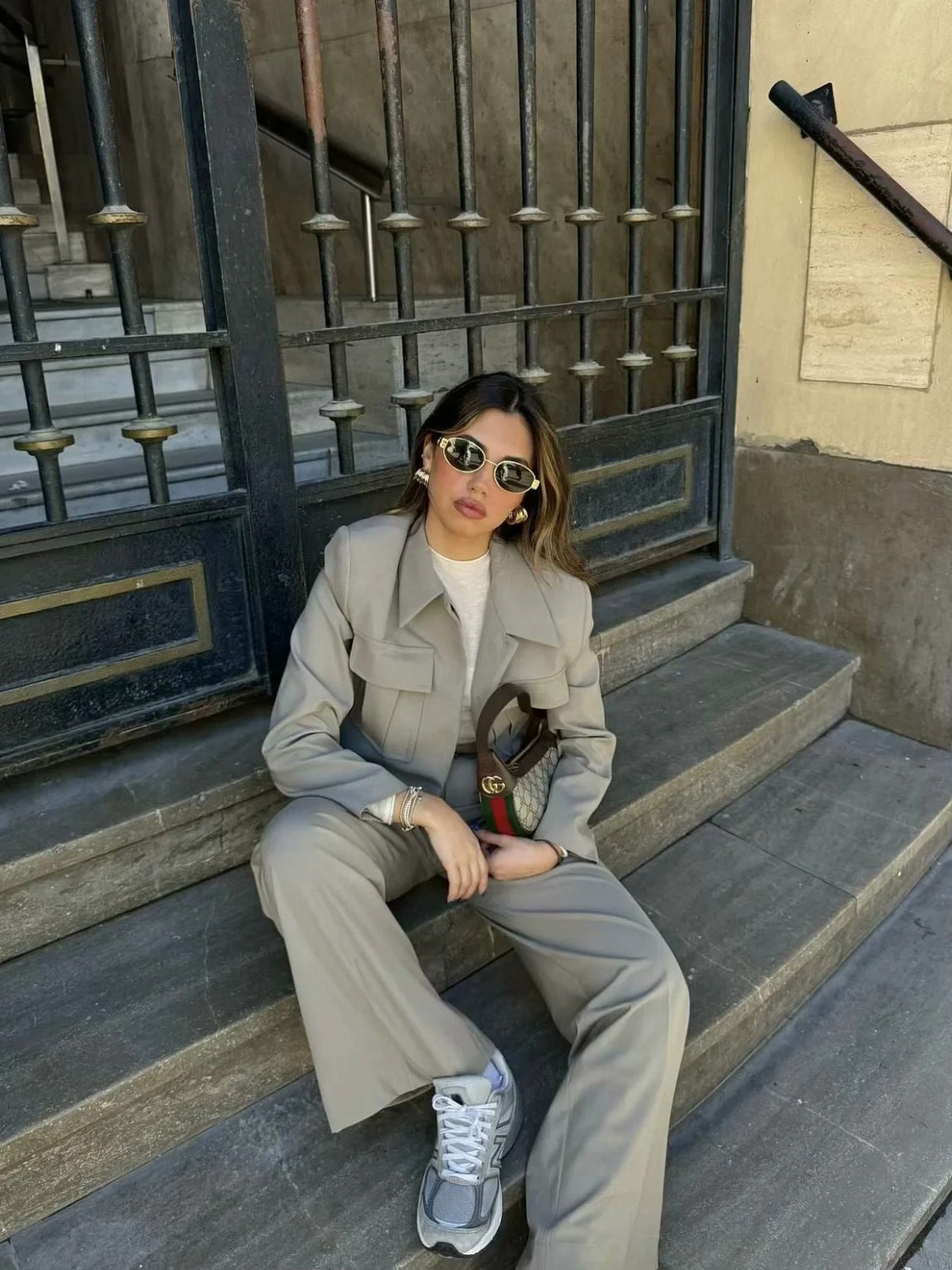 Temperament Coat and Straight Pants Suit