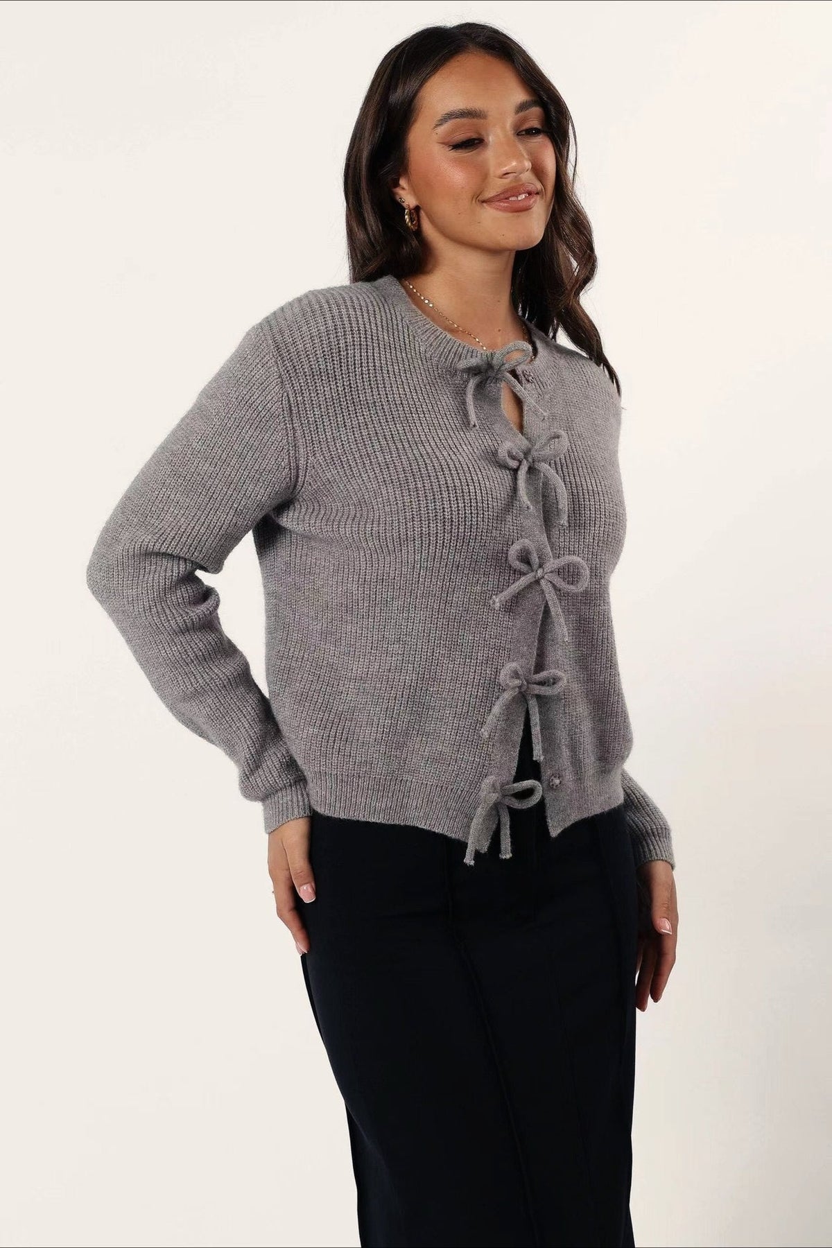 Knit Cozy Long-sleeve Cardigan