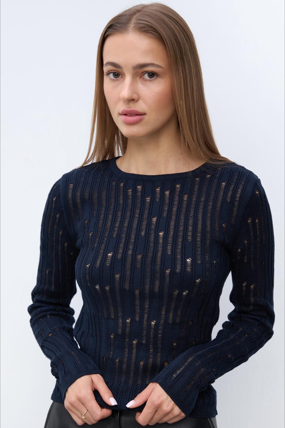 Sheer Knit Sweater