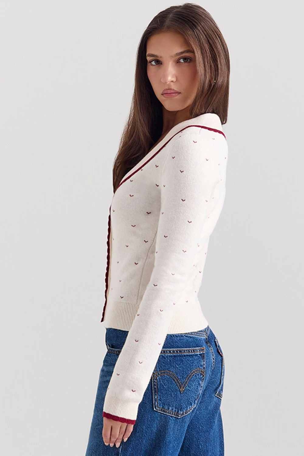 French Boucle Cardigan