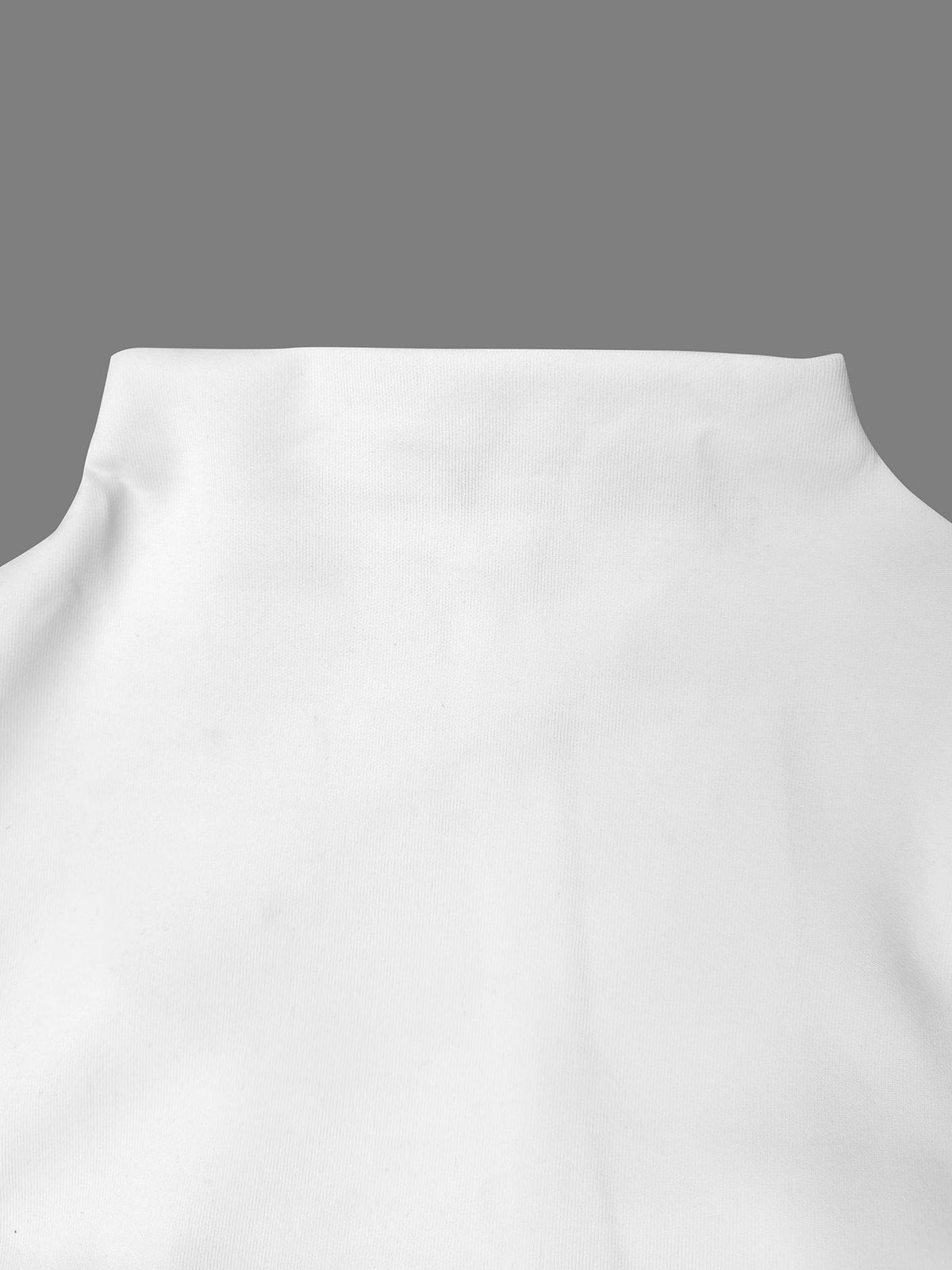 Flared Sleeves Long Sleeves Color Stand Collar Mini Dresses