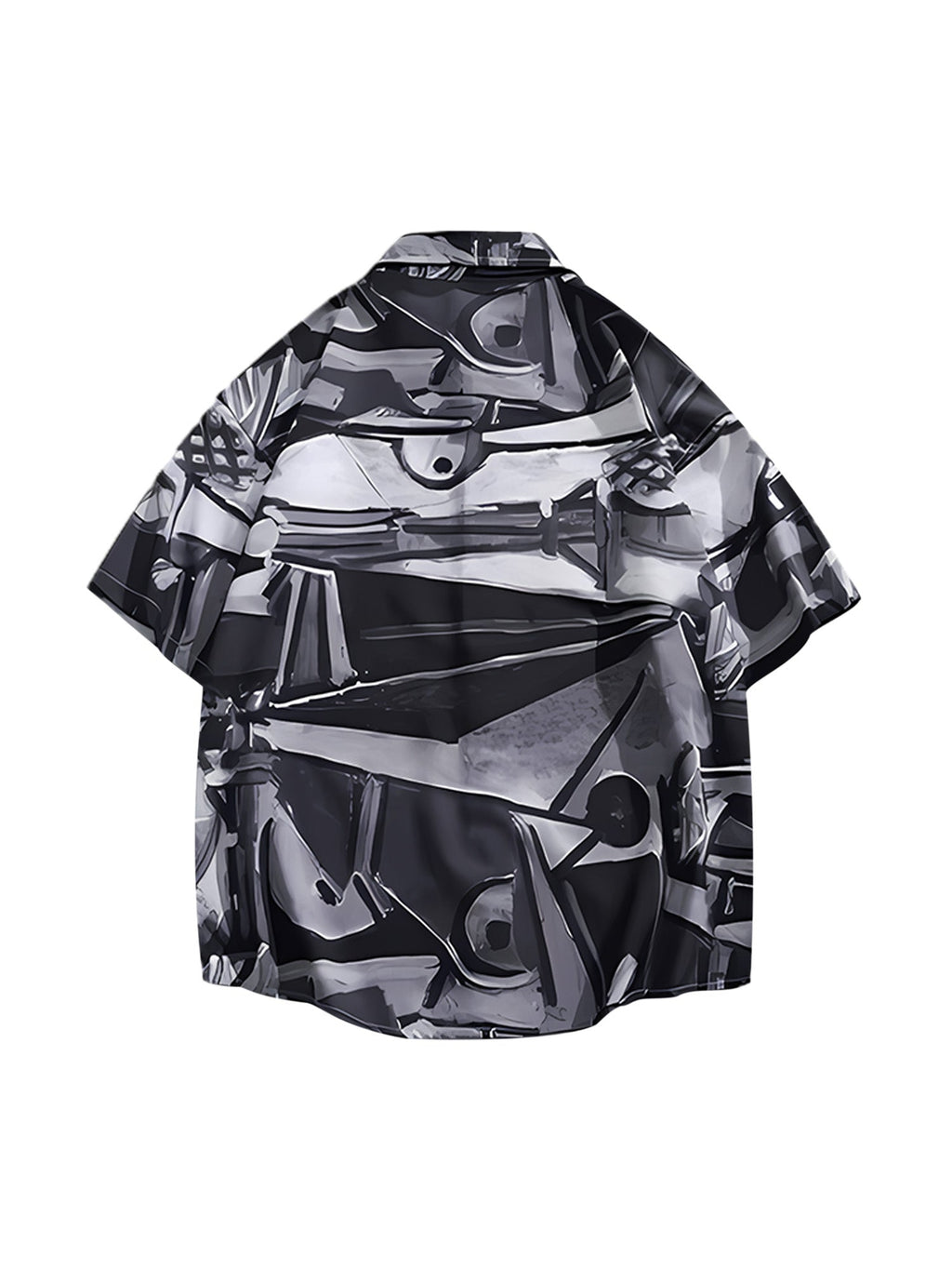 Retro Graphic Print Two-piece Set