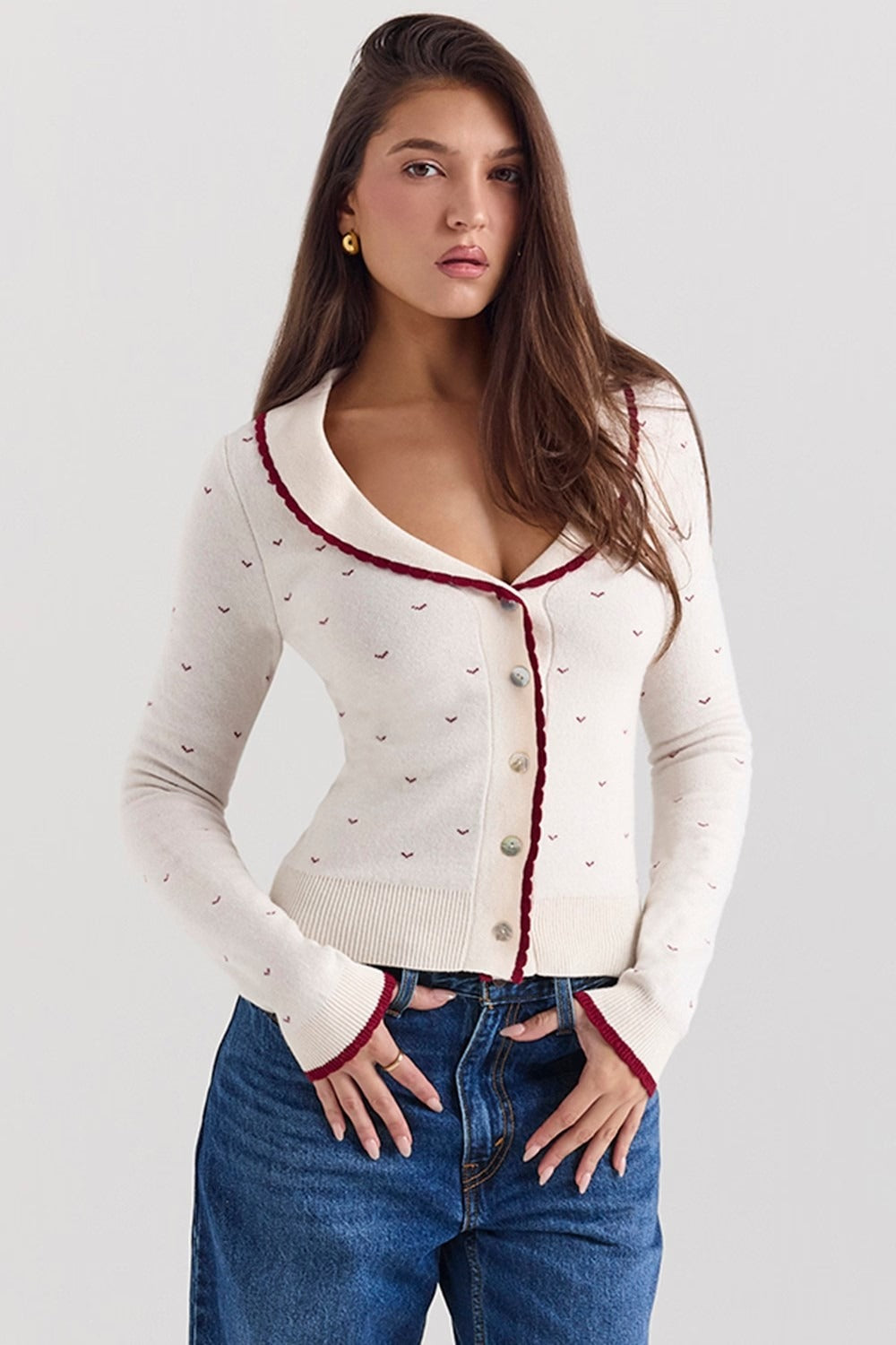 French Boucle Cardigan