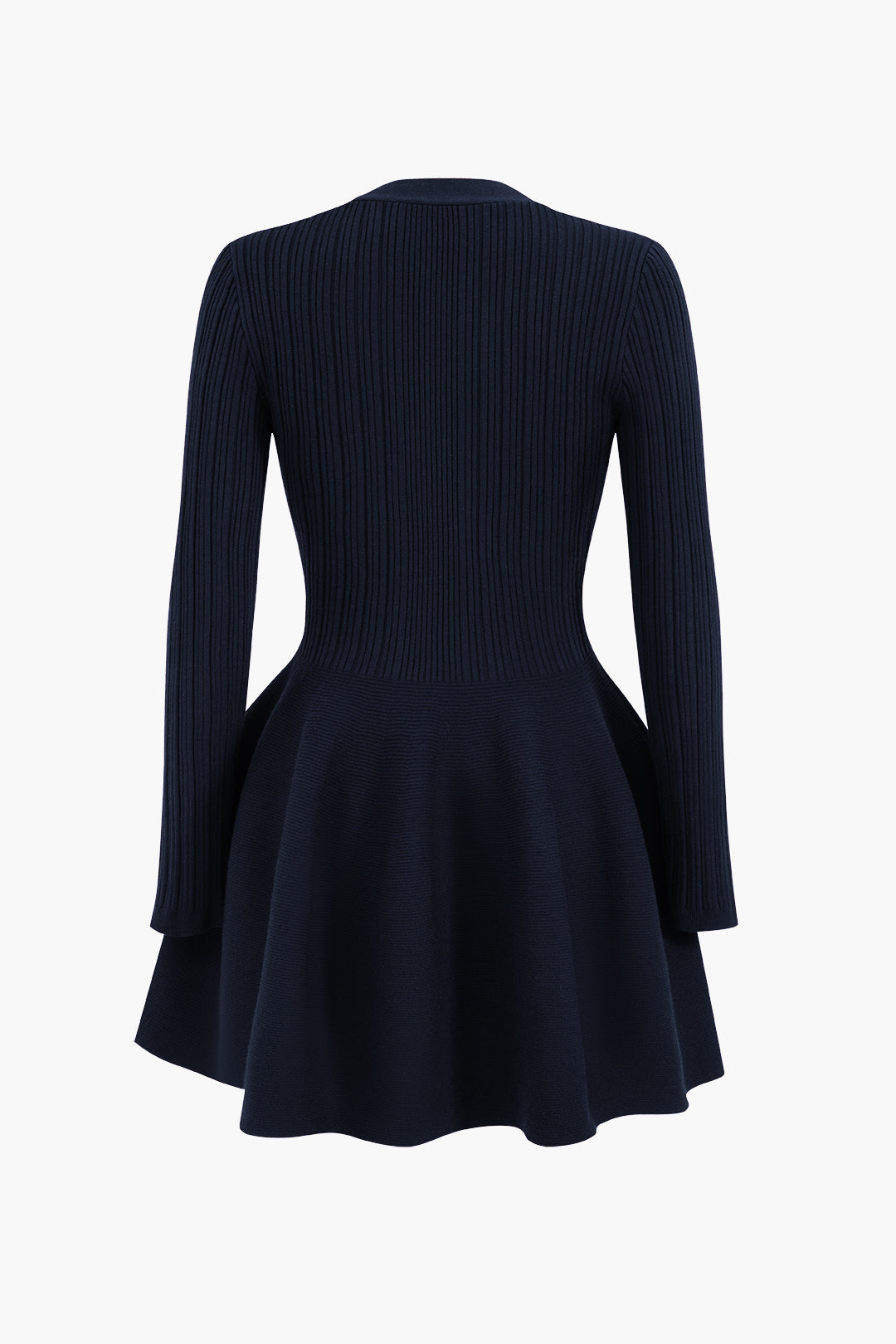 Janice - Knit Puff Hem Sweater