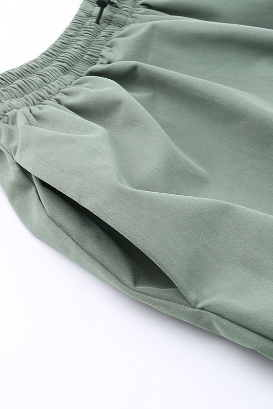 Loose Drawstring Waist Cargo Pant
