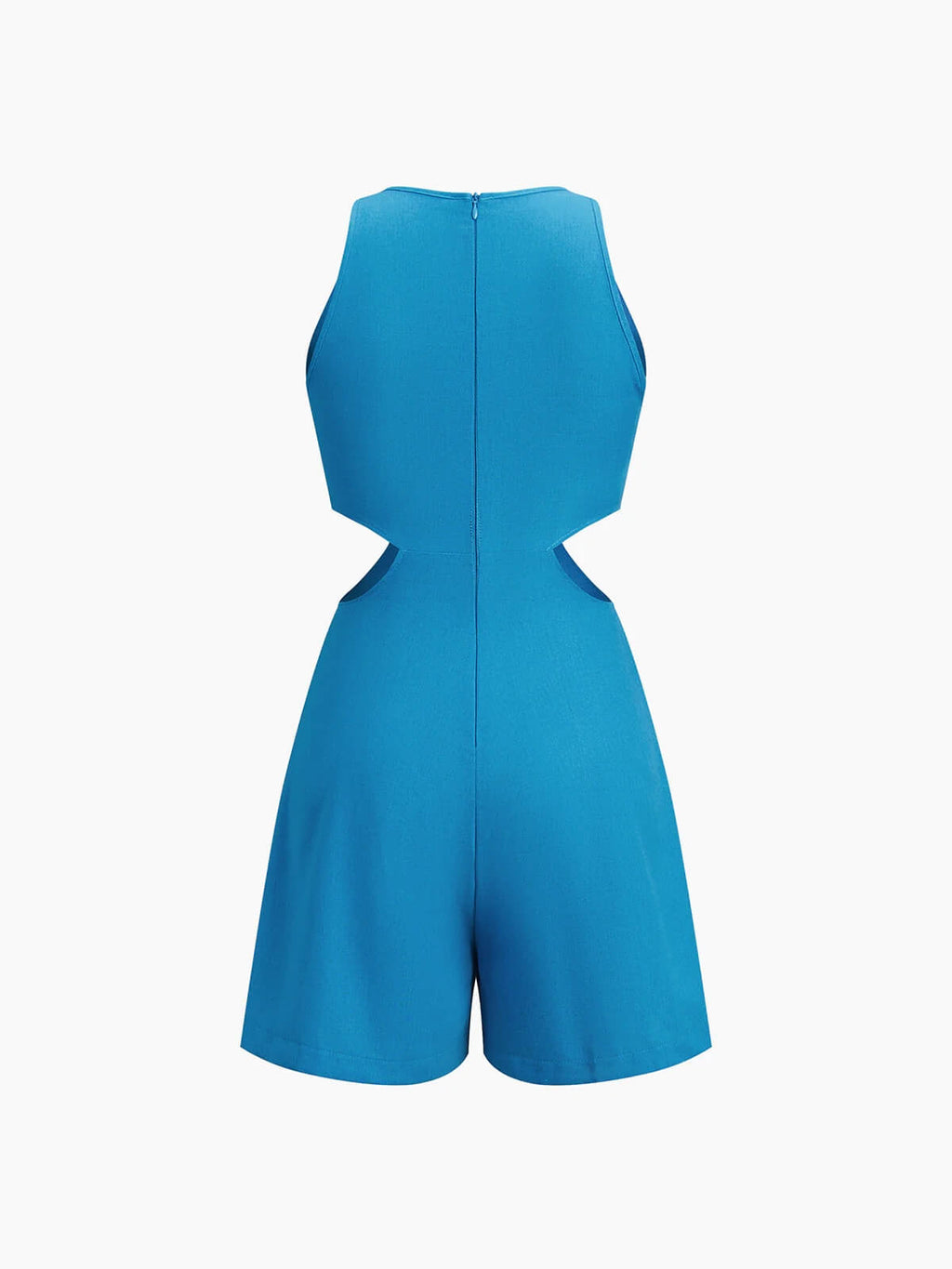 Cotton Hanging O-ring Waist Cut Out Romper