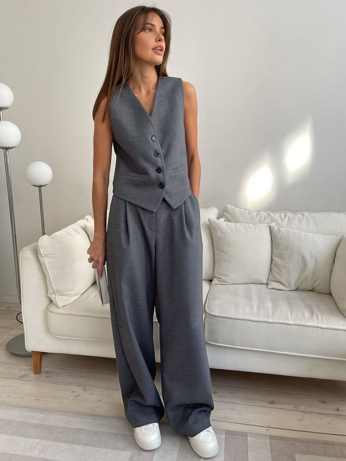 Structured Suit Pants