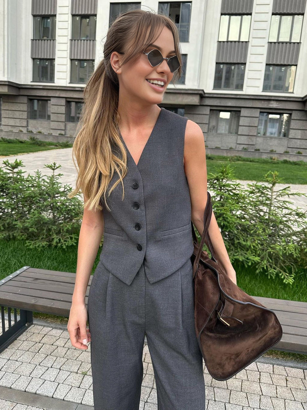 Structured Suit Pants
