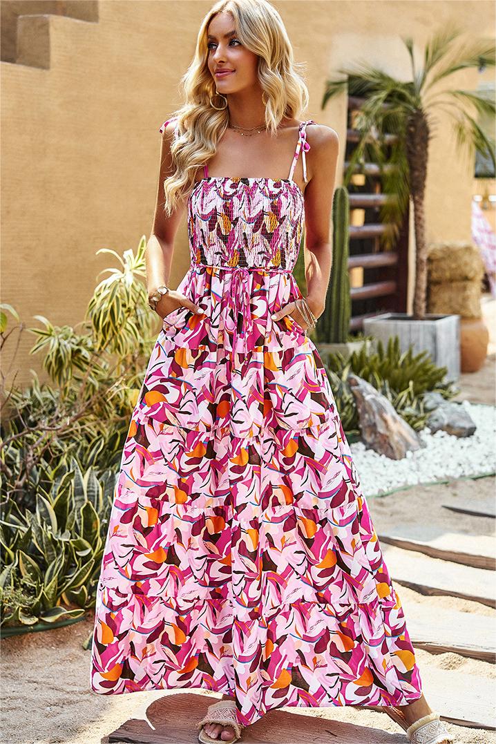 Print Cami Maxi Dress