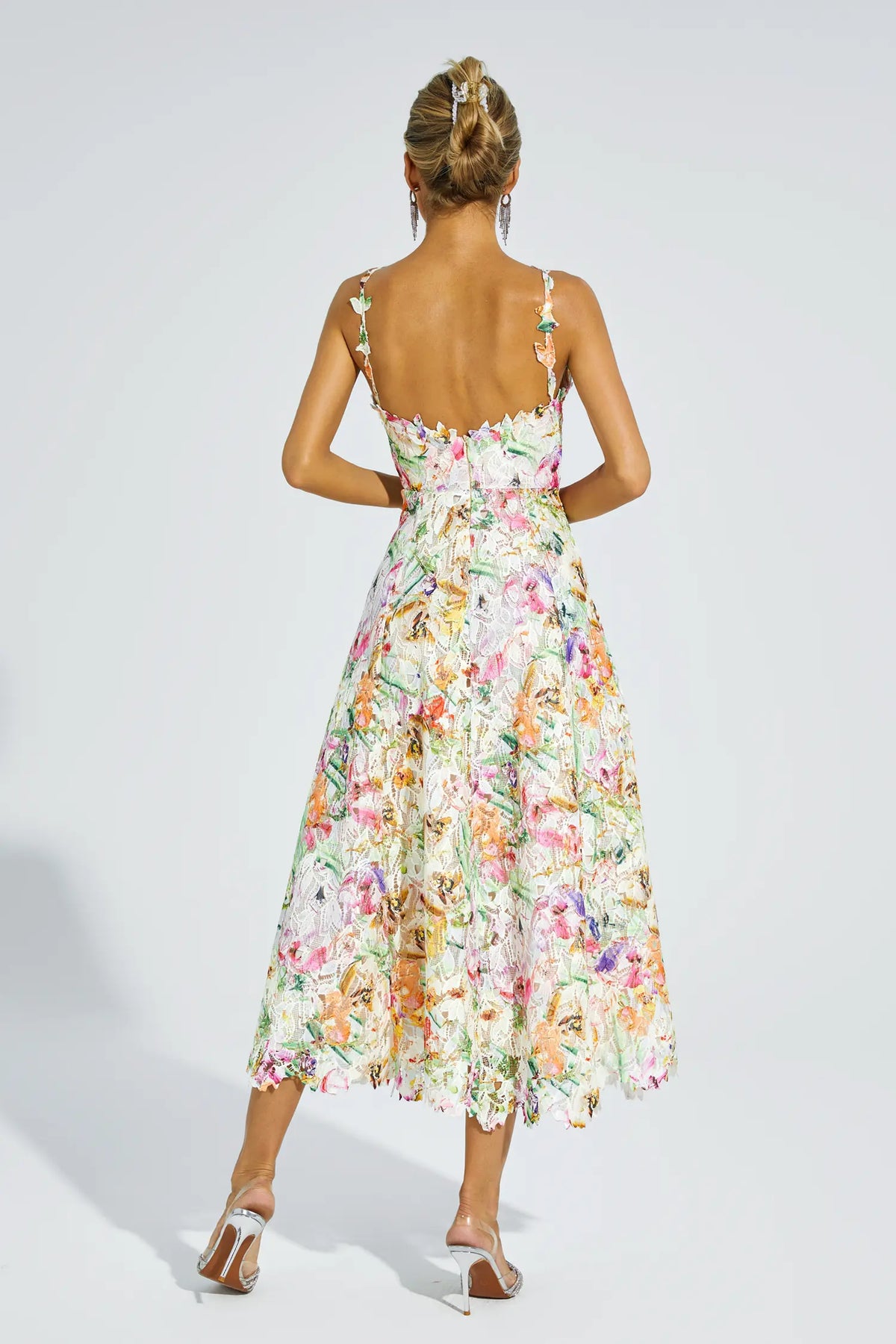 Boswell Embroider Midi Dress
