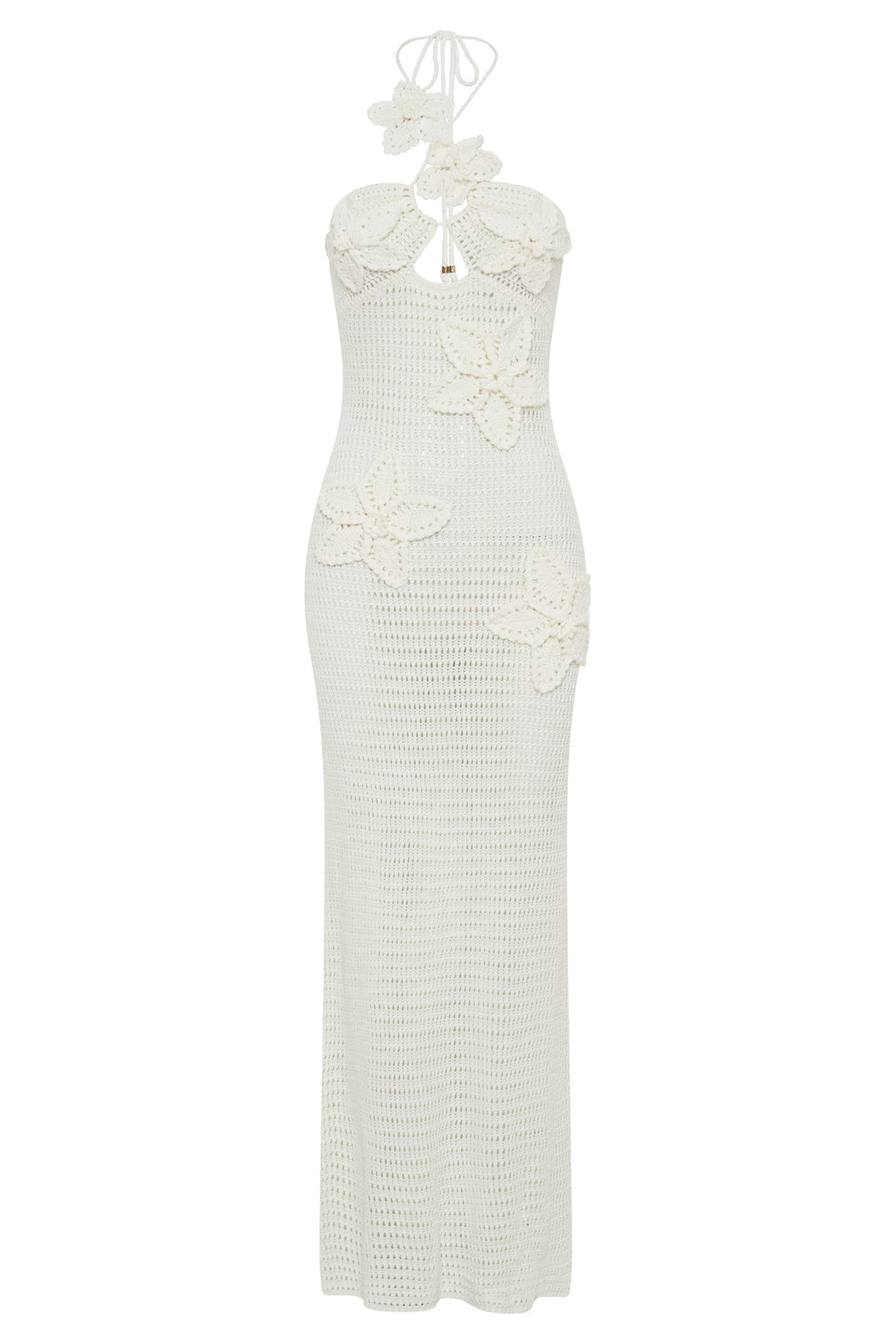 Beverly Appliqué Crochet Maxi Dress