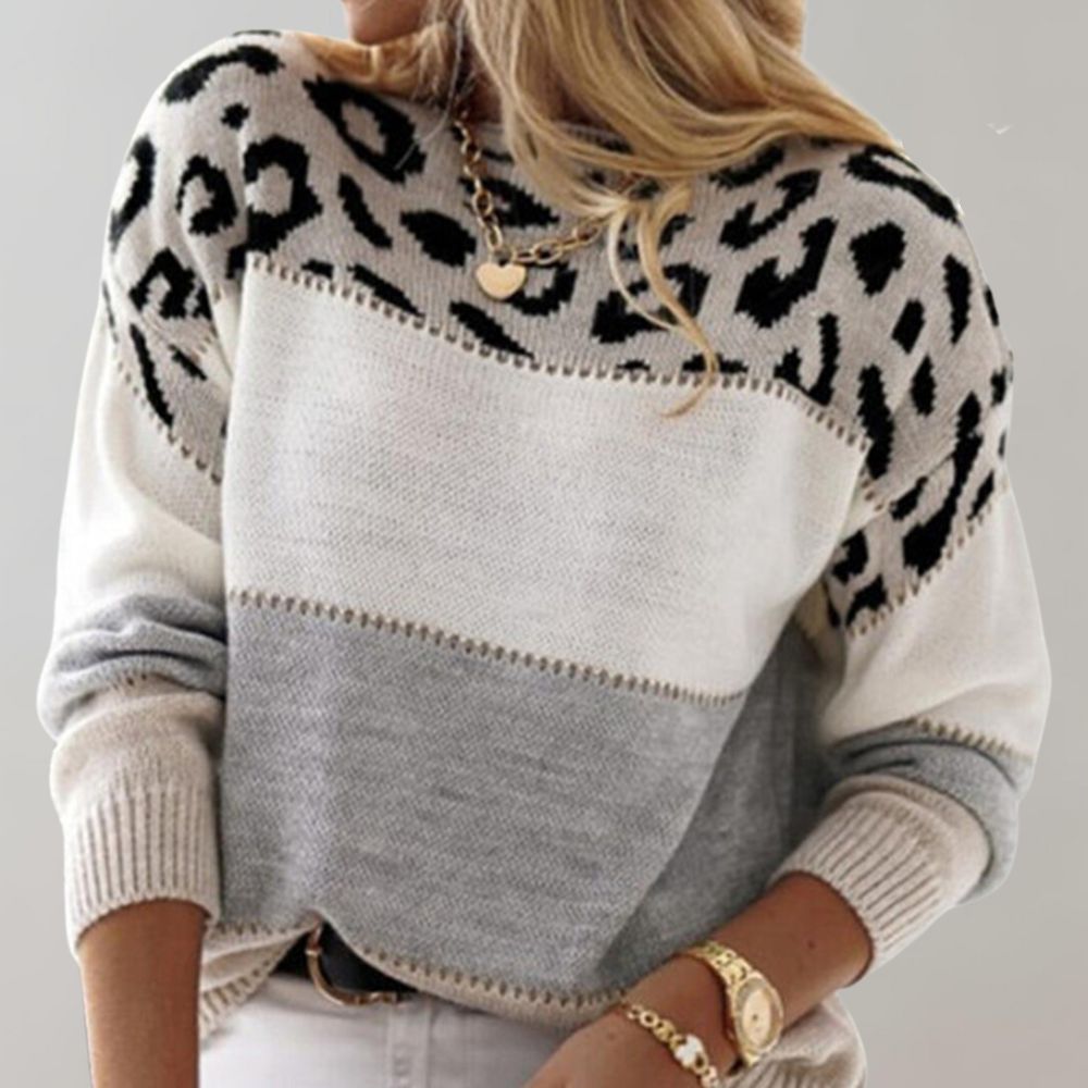 Elionysse – Leopard Print Sweater